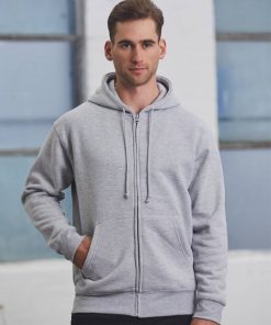 Promotional Zip Fleecy Hoodies Mens