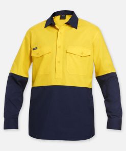 KingGee HiVis CoolShade Long Sleeve Shirt